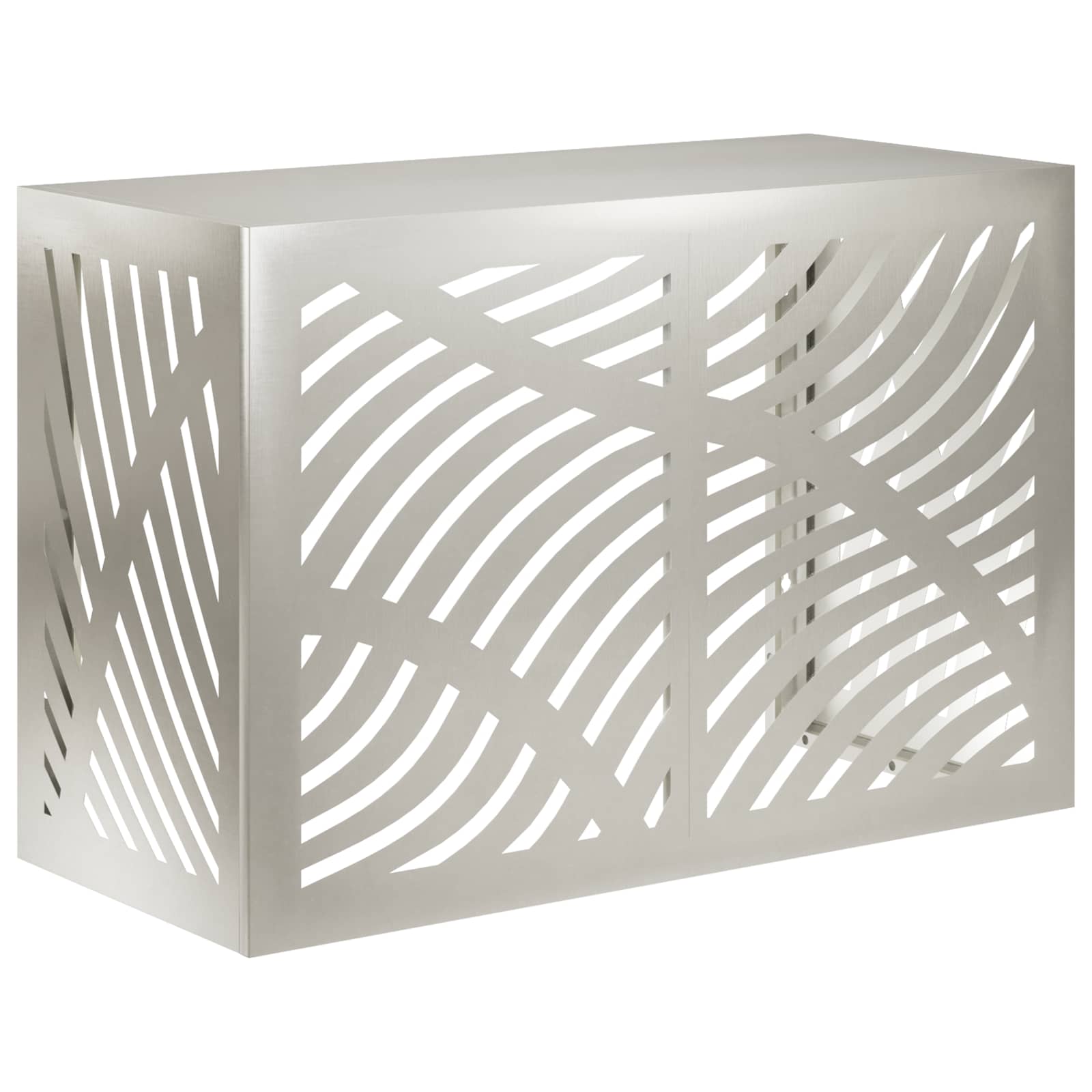 Airconditioner hoes zilver 90 x 40 x 60 cm Roestvrij staal image 1
