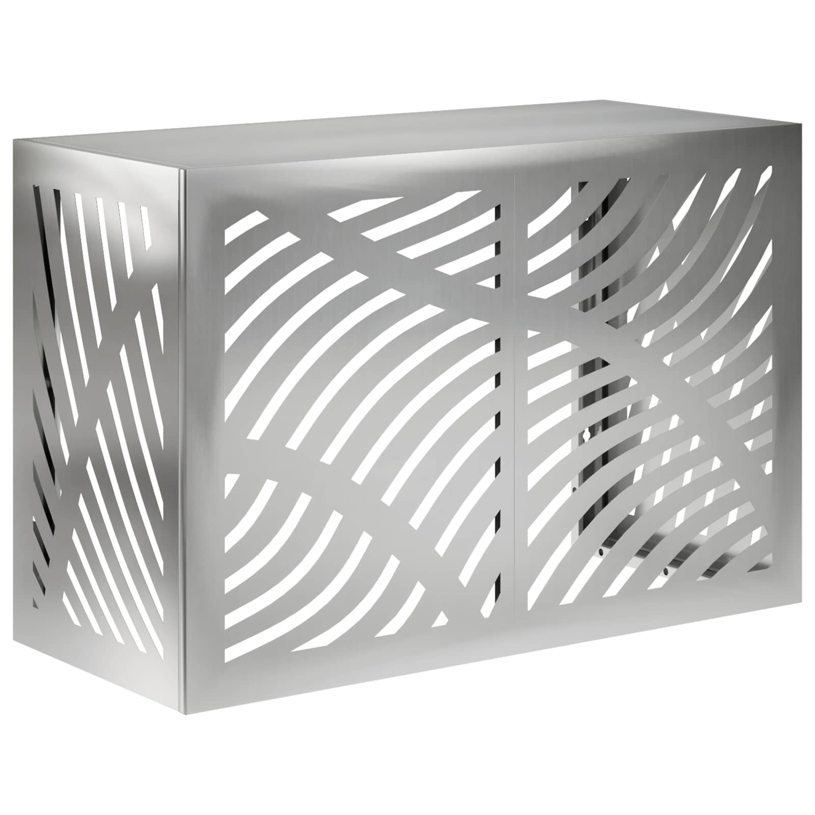 Airconditioner hoes zilver 90 x 40 x 60 cm Gegalvaniseerd staal image 1
