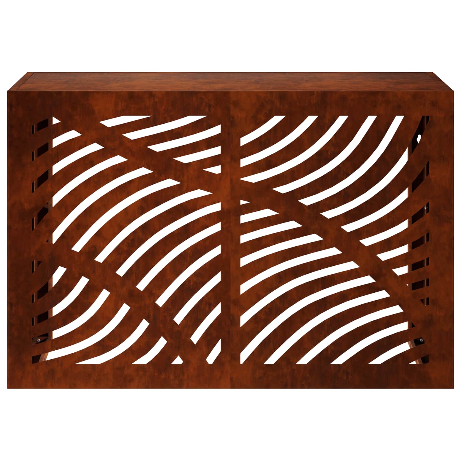 Airconditioner hoes Roestkleurig 90 x 40 x 60 cm weervast staal image 3