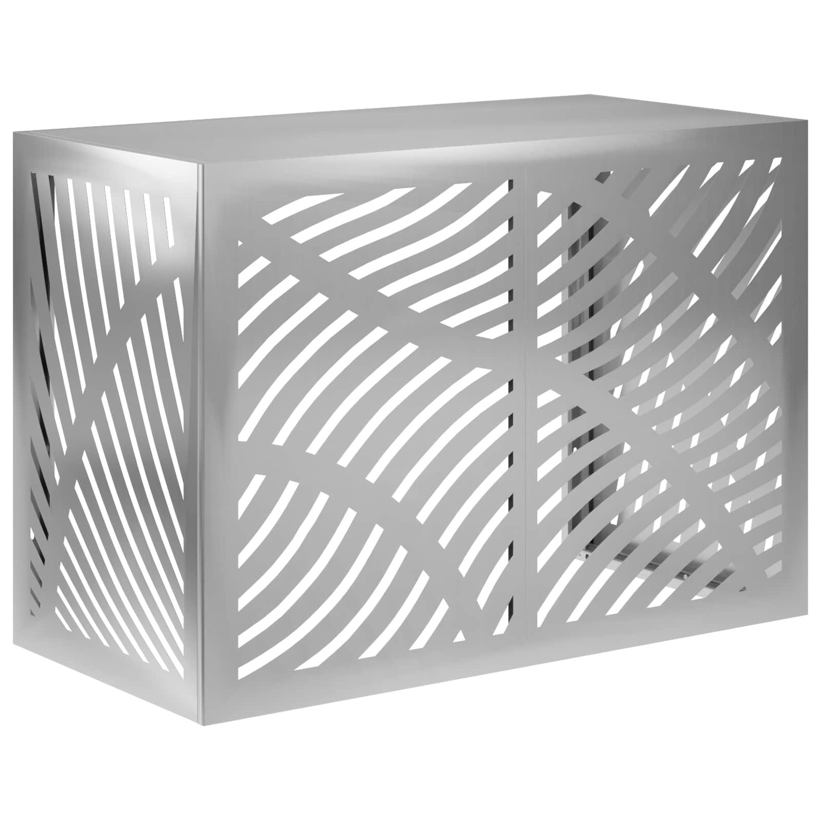 Airconditioner hoes zilver 100 x 50 x 70 cm image 1