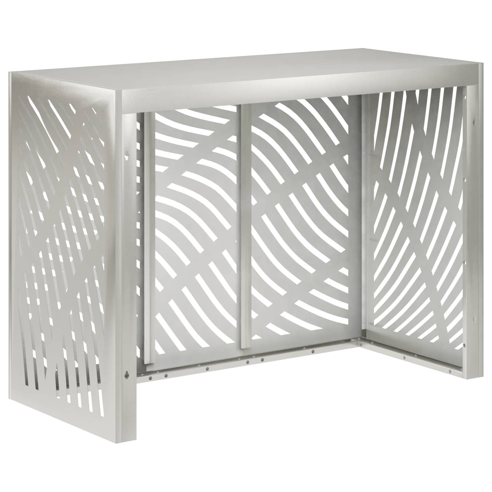 Airconditioner hoes zilver 110 x 50 x 80 cm Roestvrij staal image 4