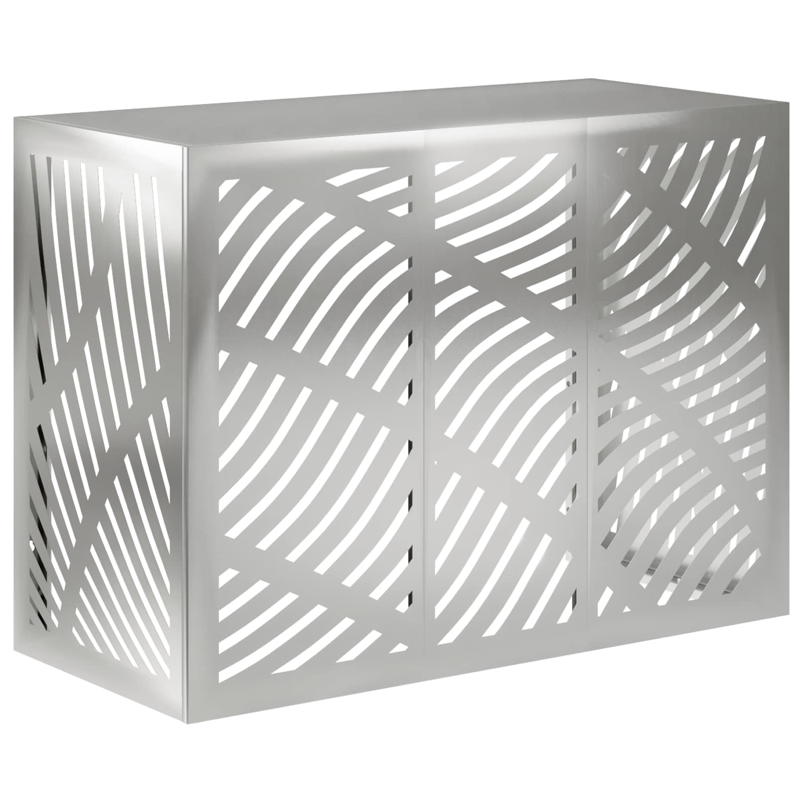 Airconditioner hoes zilver 110 x 50 x 80 cm image 1