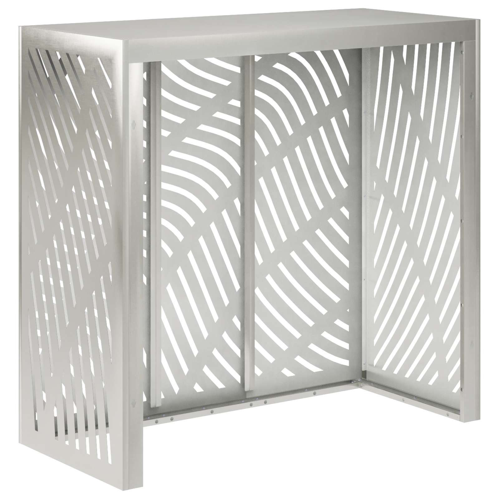 Airconditioner hoes zilver 110 x 50 x 105 cm Roestvrij staal image 4