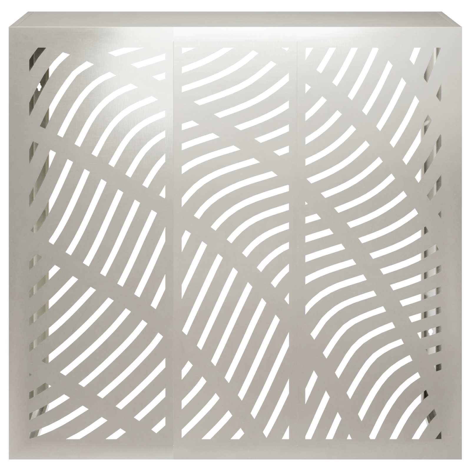 Airconditioner hoes zilver 110 x 50 x 105 cm Roestvrij staal image 2