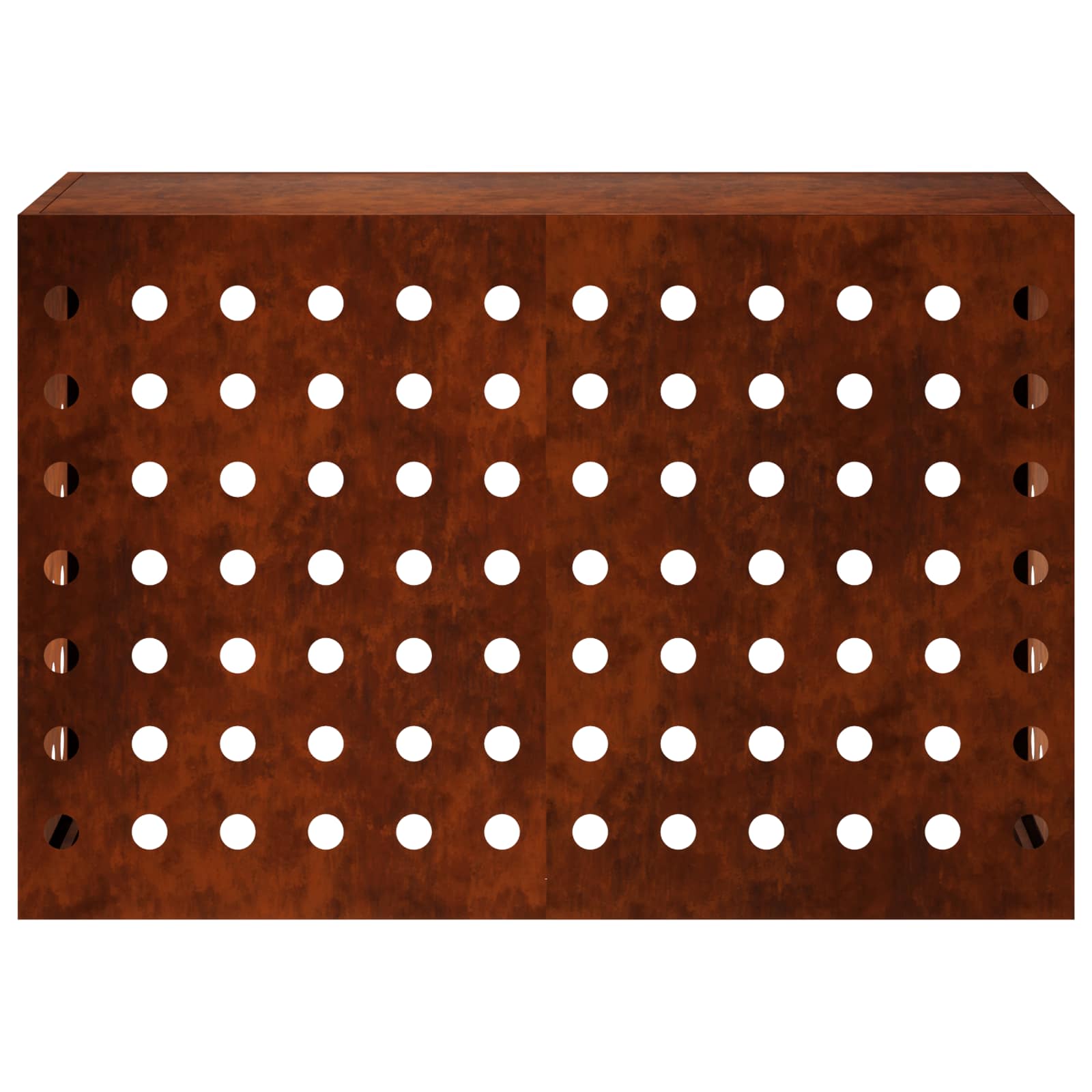 Airconditioner hoes Roestkleurig 90 x 40 x 60 cm weervast staal image 3