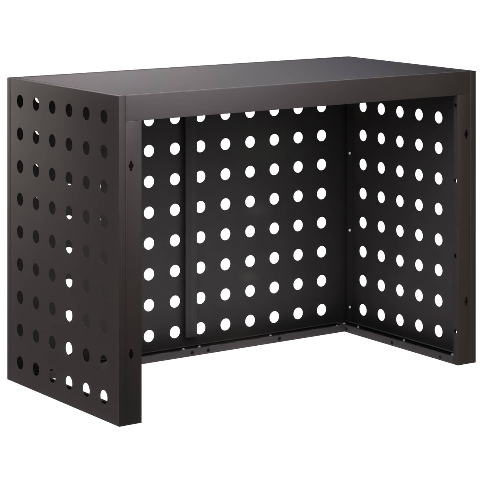 Airconditioner hoes Zwart 100 x 50 x 70 cm Staal image 4