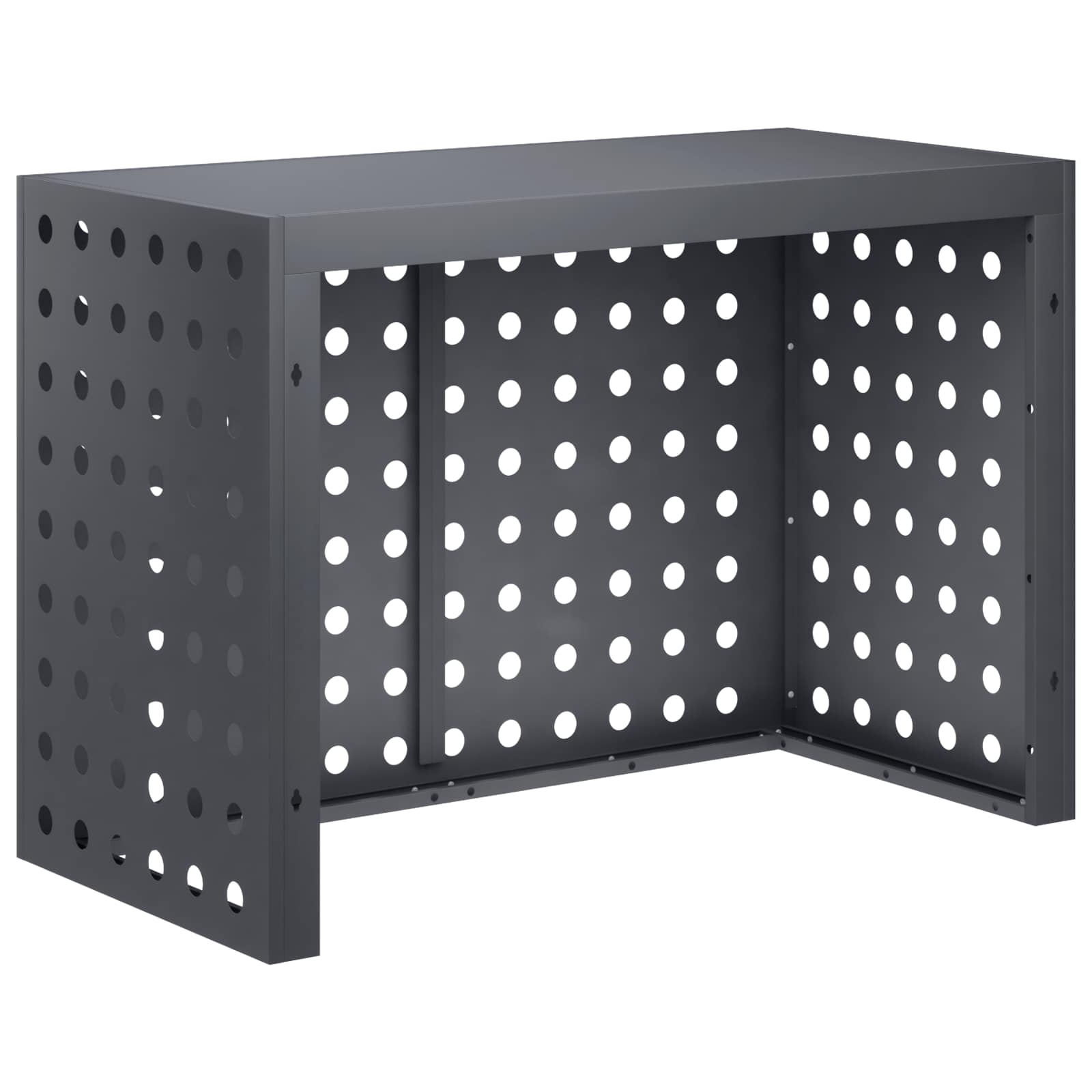Airconditioner hoes Antraciet 100 x 50 x 70 cm Staal image 4