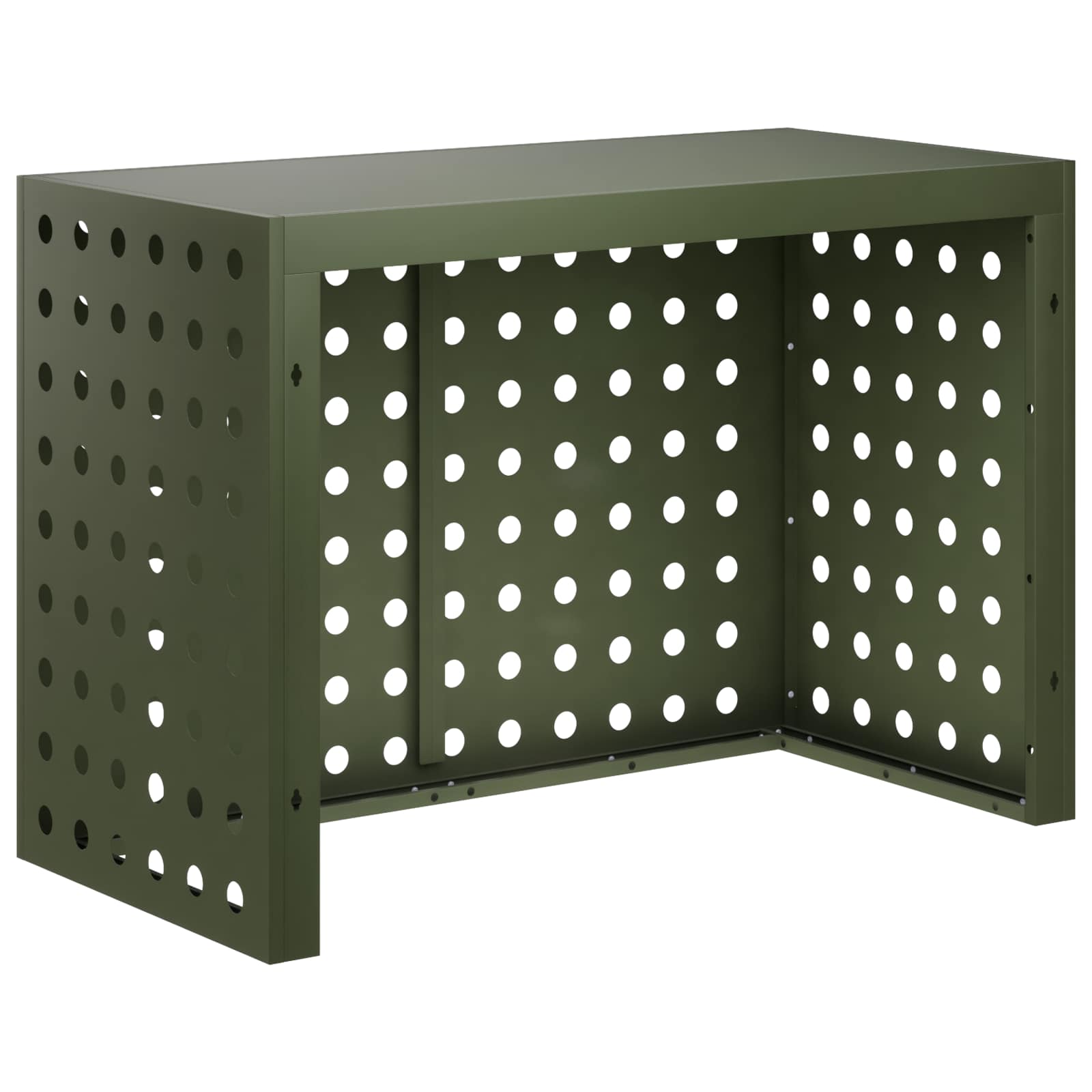 Airconditioner hoes Olijfgroen 100 x 50 x 70 cm Staal image 4