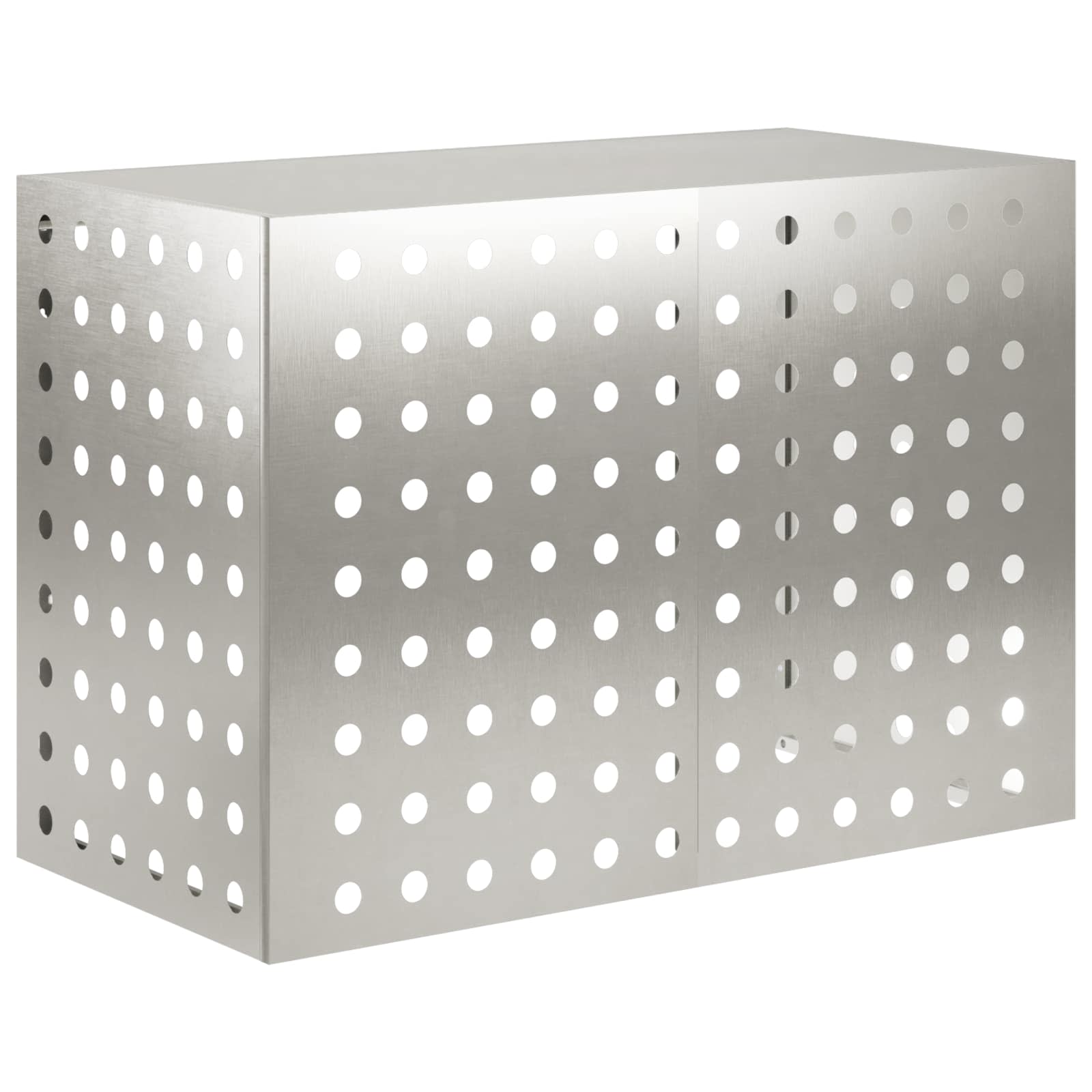 Airconditioner hoes zilver 100 x 50 x 70 cm Roestvrij staal image 1
