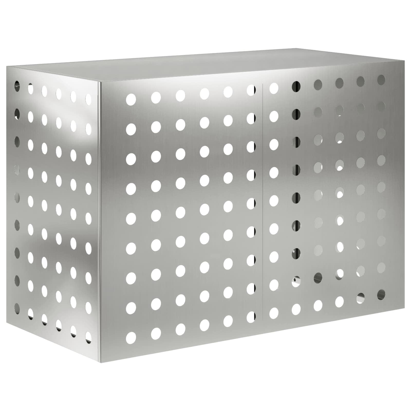 vidaXL Air Conditioner Cover Sølv 100 x 50 x 70 cm Galvaniseret stål