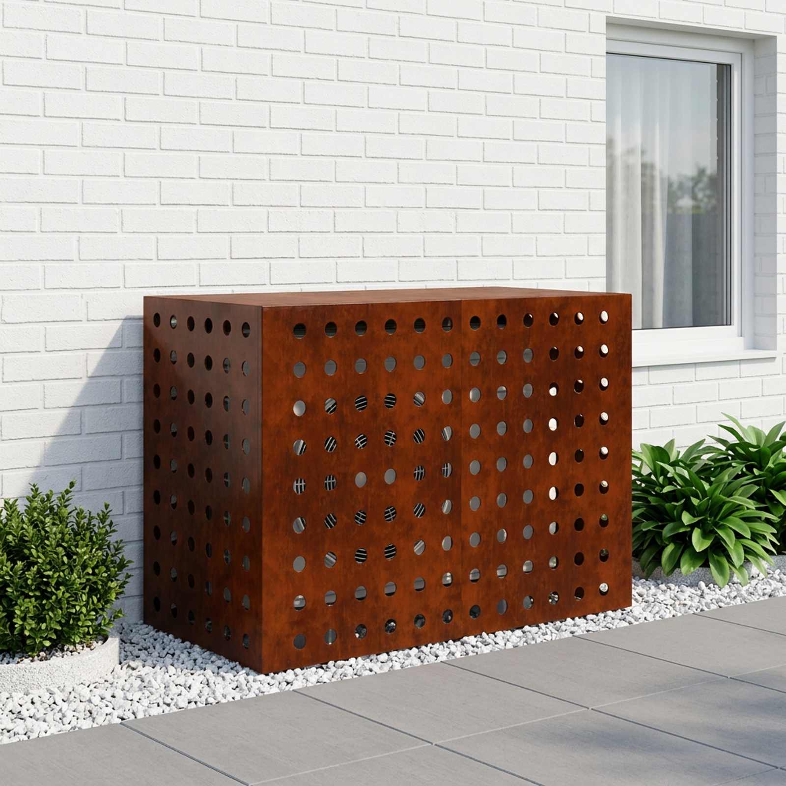 Prekrivalo za klimatsko napravo Rjav 100 x 50 x 70 cm