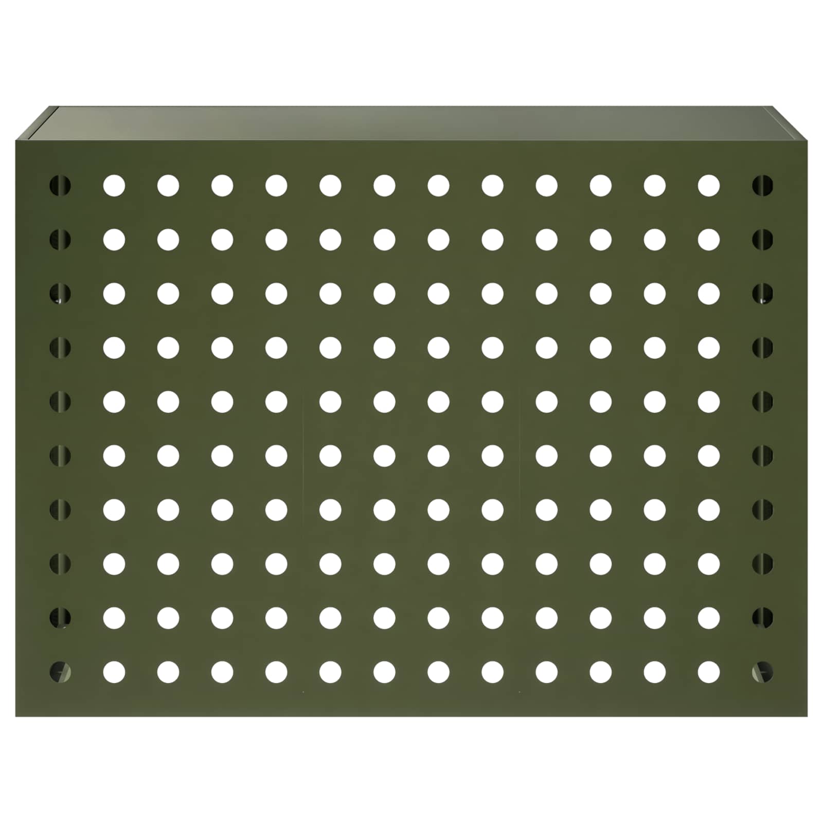 Airconditioner hoes Olijfgroen 110 x 50 x 80 cm Staal image 2