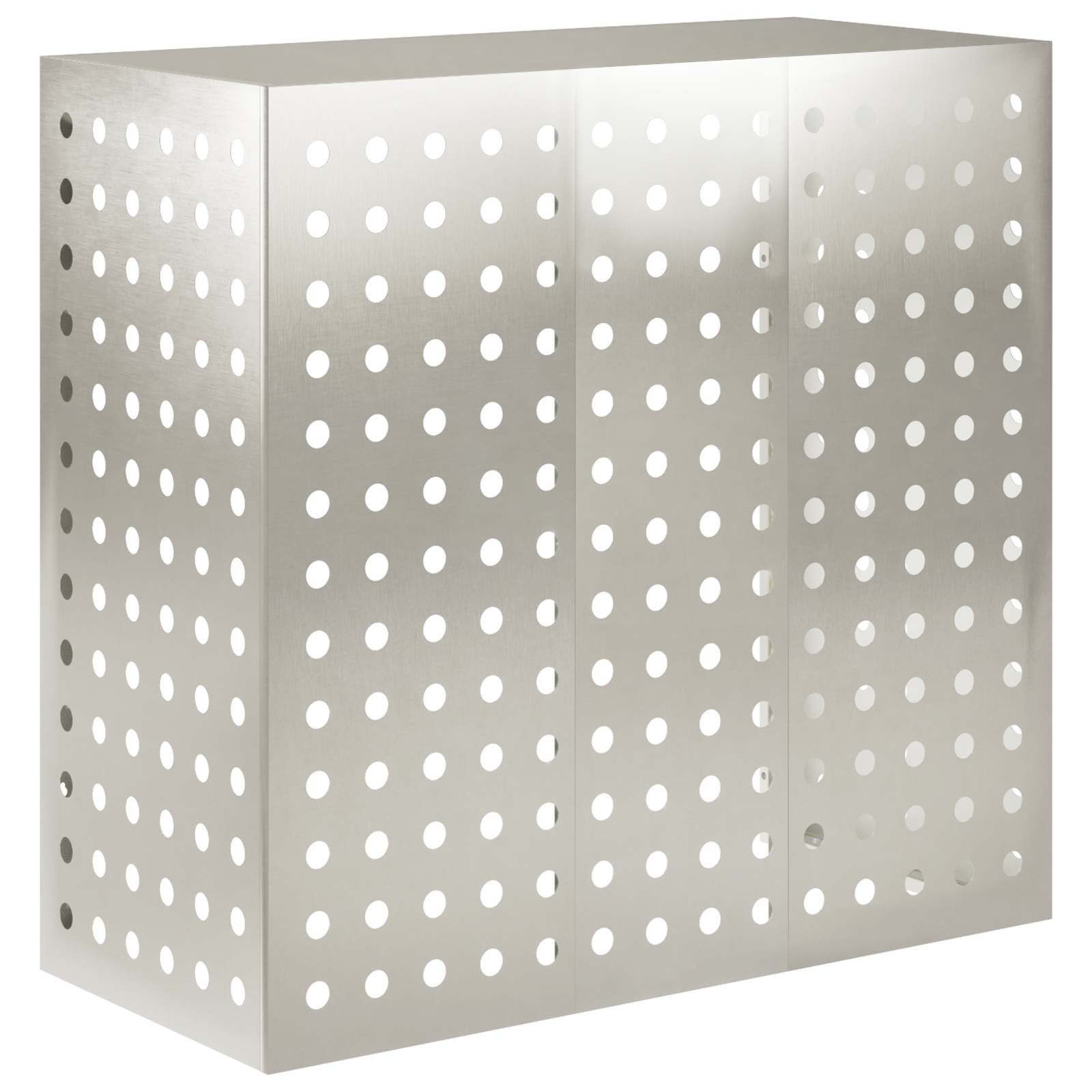 Airconditioner hoes zilver 110 x 50 x 105 cm Roestvrij staal image 1