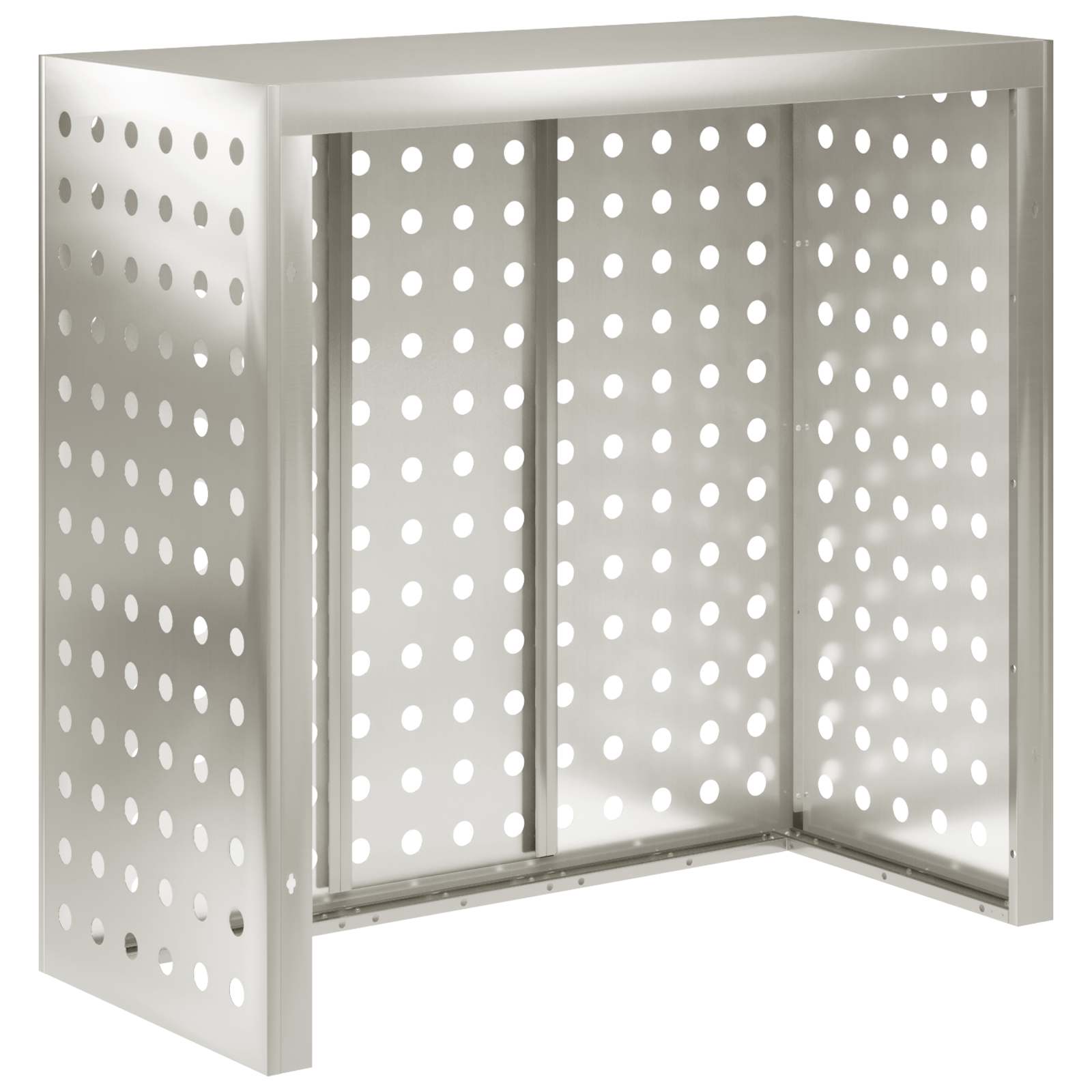 Airconditioner hoes zilver 110 x 50 x 105 cm Roestvrij staal image 4