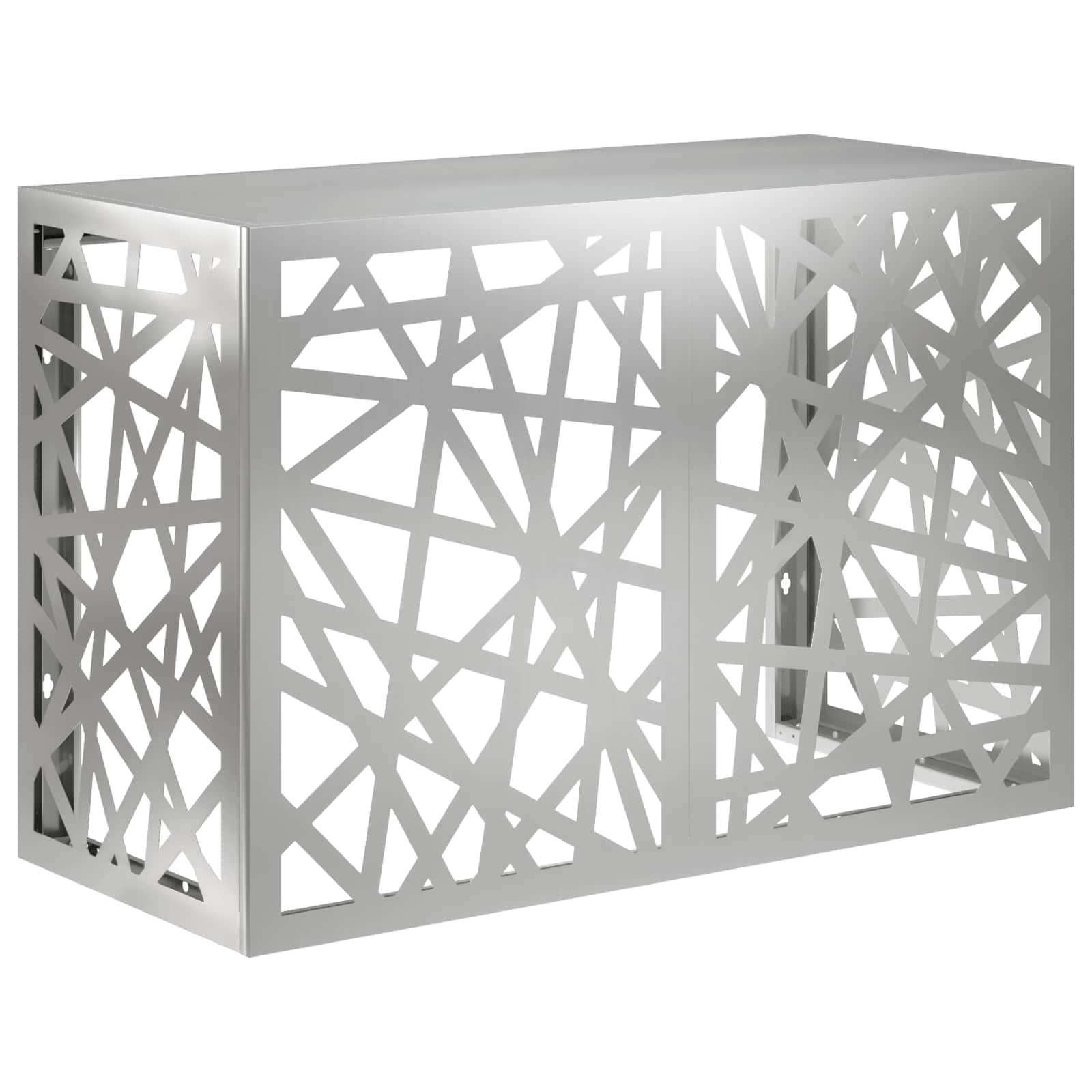 Airconditioner hoes zilver 90 x 40 x 60 cm Gegalvaniseerd staal image 1