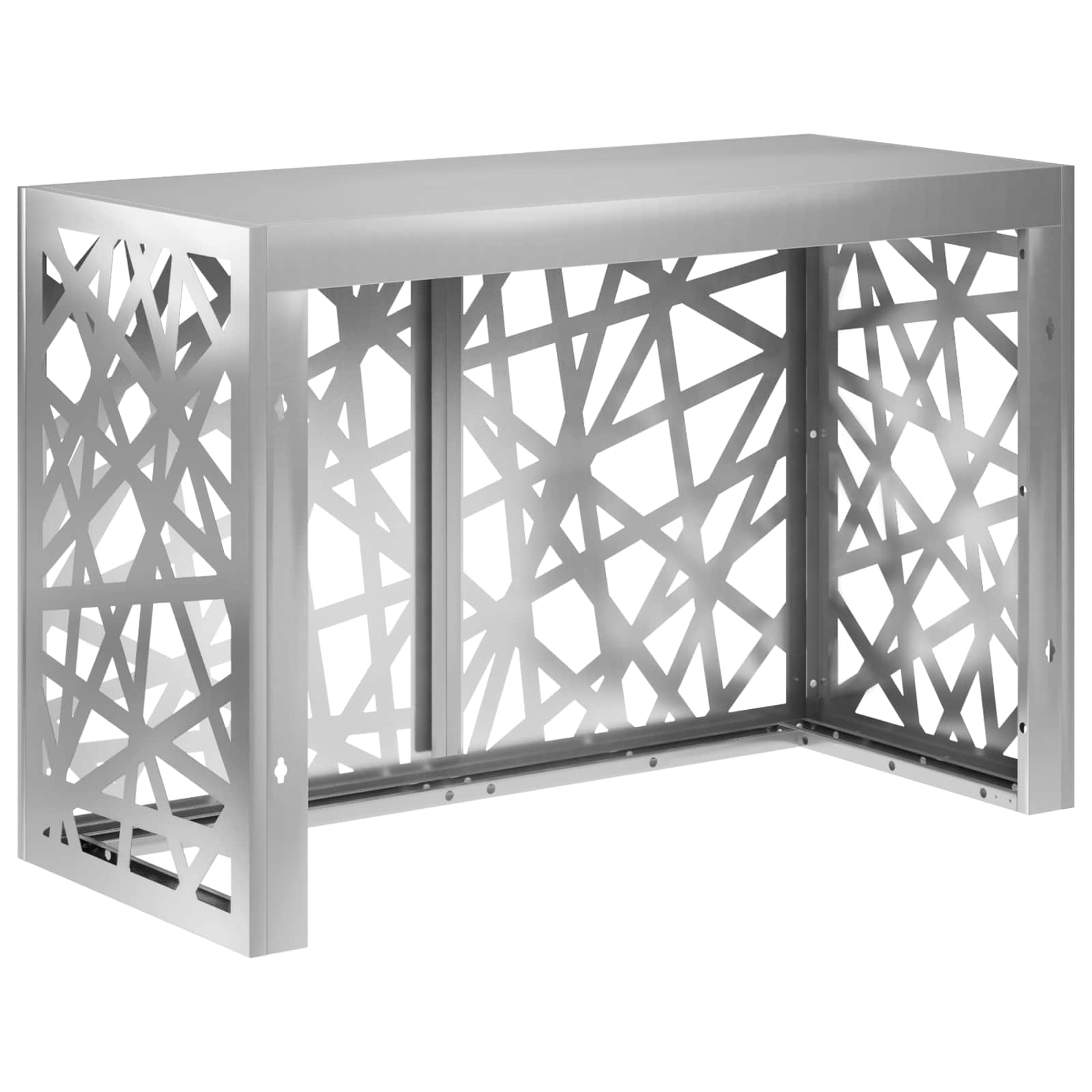 Airconditioner hoes zilver 90 x 40 x 60 cm Gegalvaniseerd staal image 4