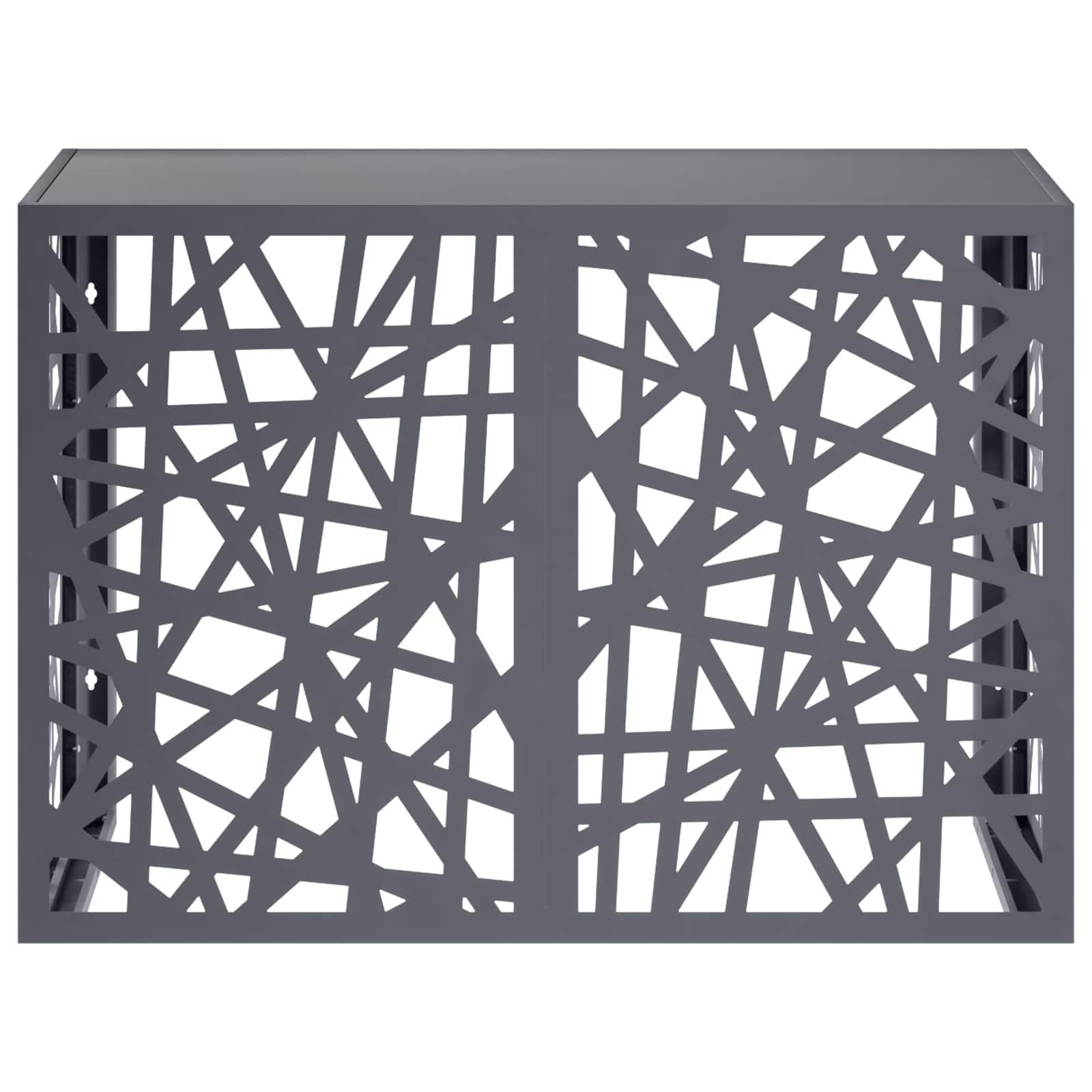 Airconditioner hoes Antraciet 100 x 50 x 70 cm Staal image 2