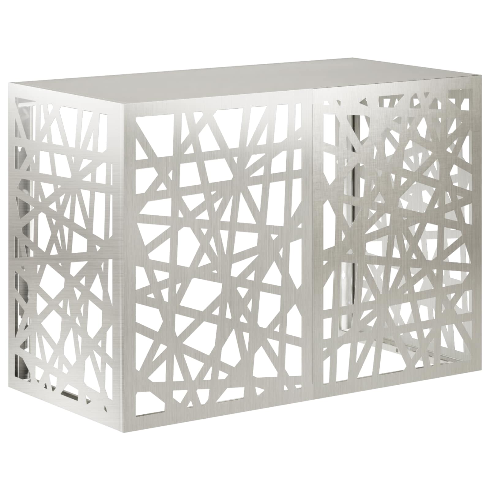Airconditioner hoes zilver 100 x 50 x 70 cm Roestvrij staal image 1