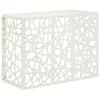vidaXL Kliimaseadmest kaitsev kate Valge 110 x 50 x 80 cm Teras
