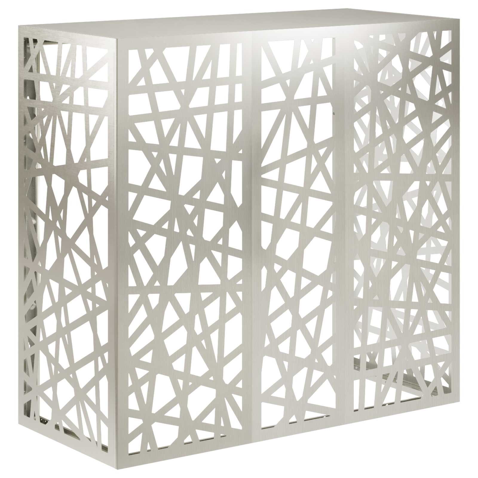 Airconditioner hoes zilver 110 x 50 x 105 cm Roestvrij staal image 1