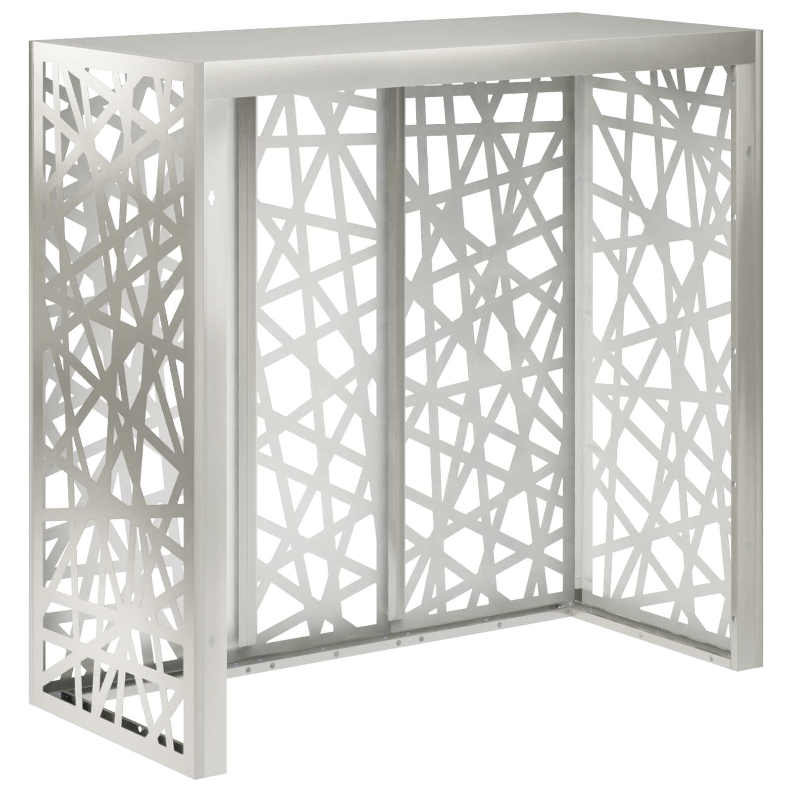 Airconditioner hoes zilver 110 x 50 x 105 cm Roestvrij staal image 4