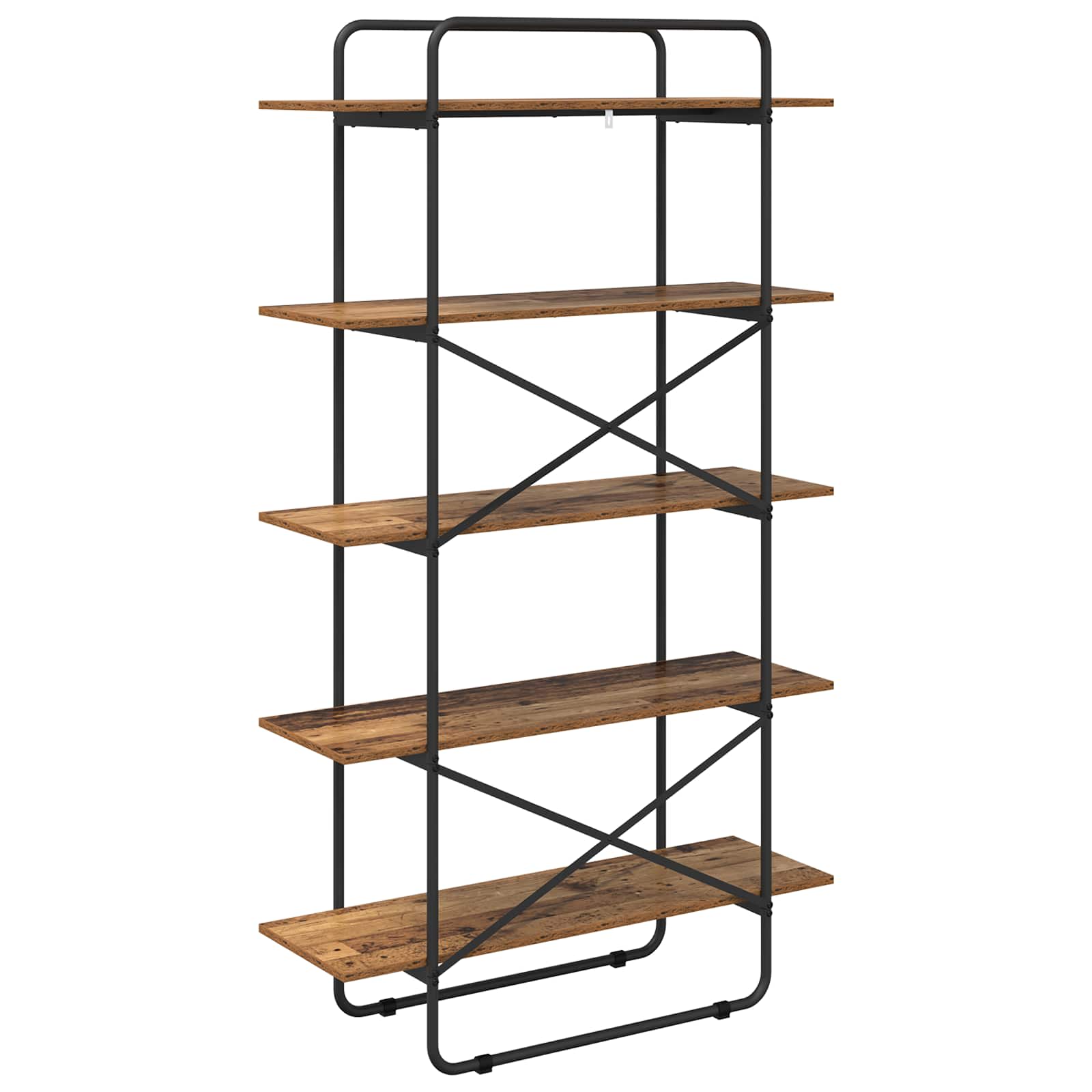 Knjižna polica 5 ravni 100 x 35 x 175,5 cm PB Hrastovina
