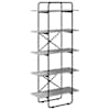 vidaXL Raamatukapp 5 tasandit 60 x 35 x 175,5 cm PB Hall Sonoma