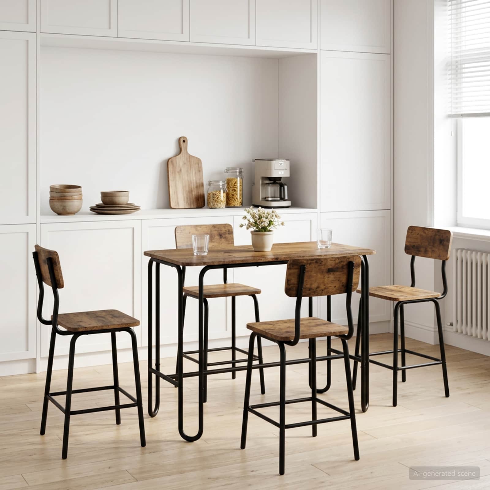 vidaXL Masă de dining 100 x 50 x 75 cm Lemn prelucrat Lemn vechi