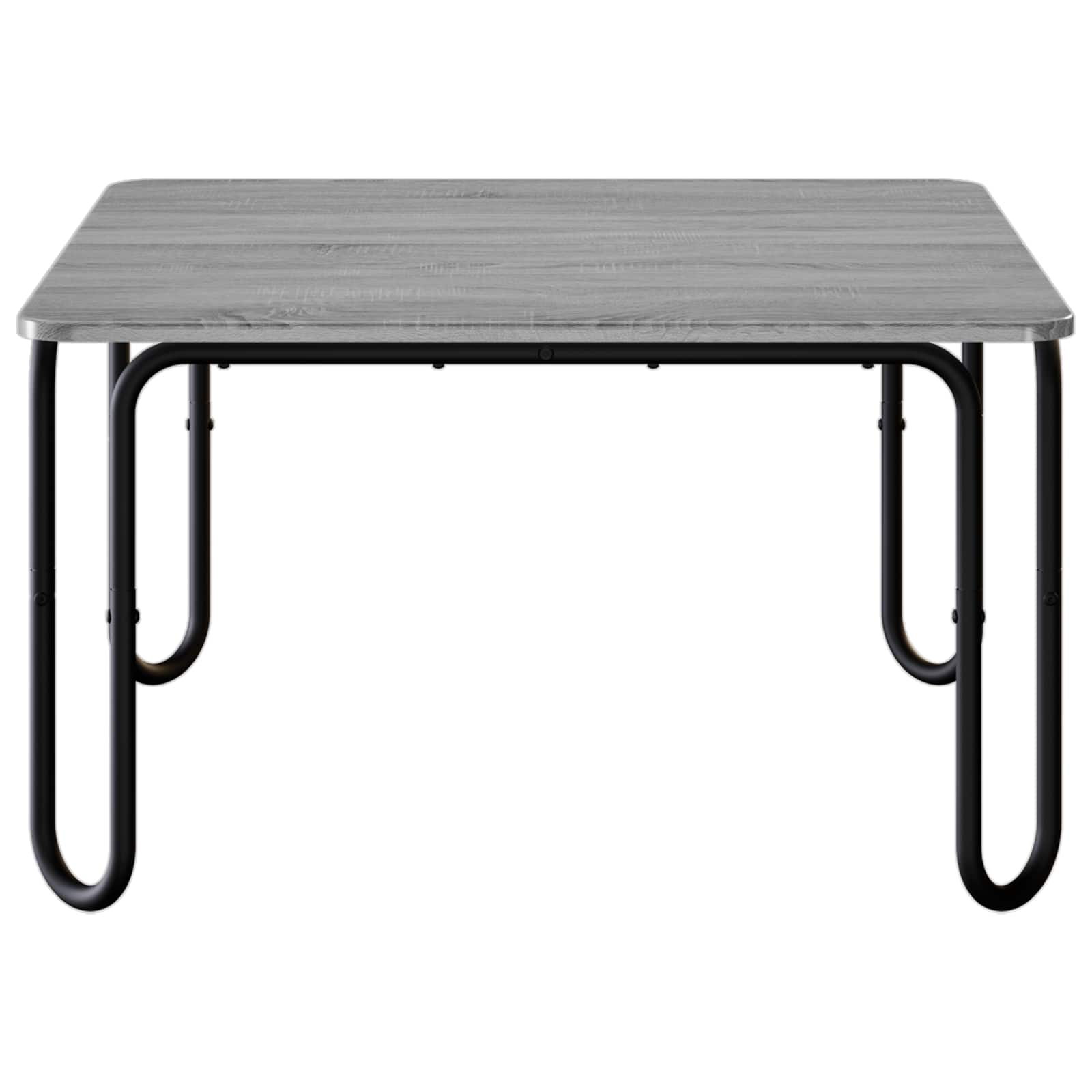 Klubska miza Siva Sonoma 59 x 59 x 45 cm Inženirski les - slika 4