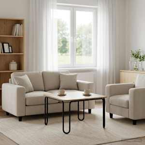 Klubska miza Artisan hrast 59 x 59 x 45 cm Inženirski les