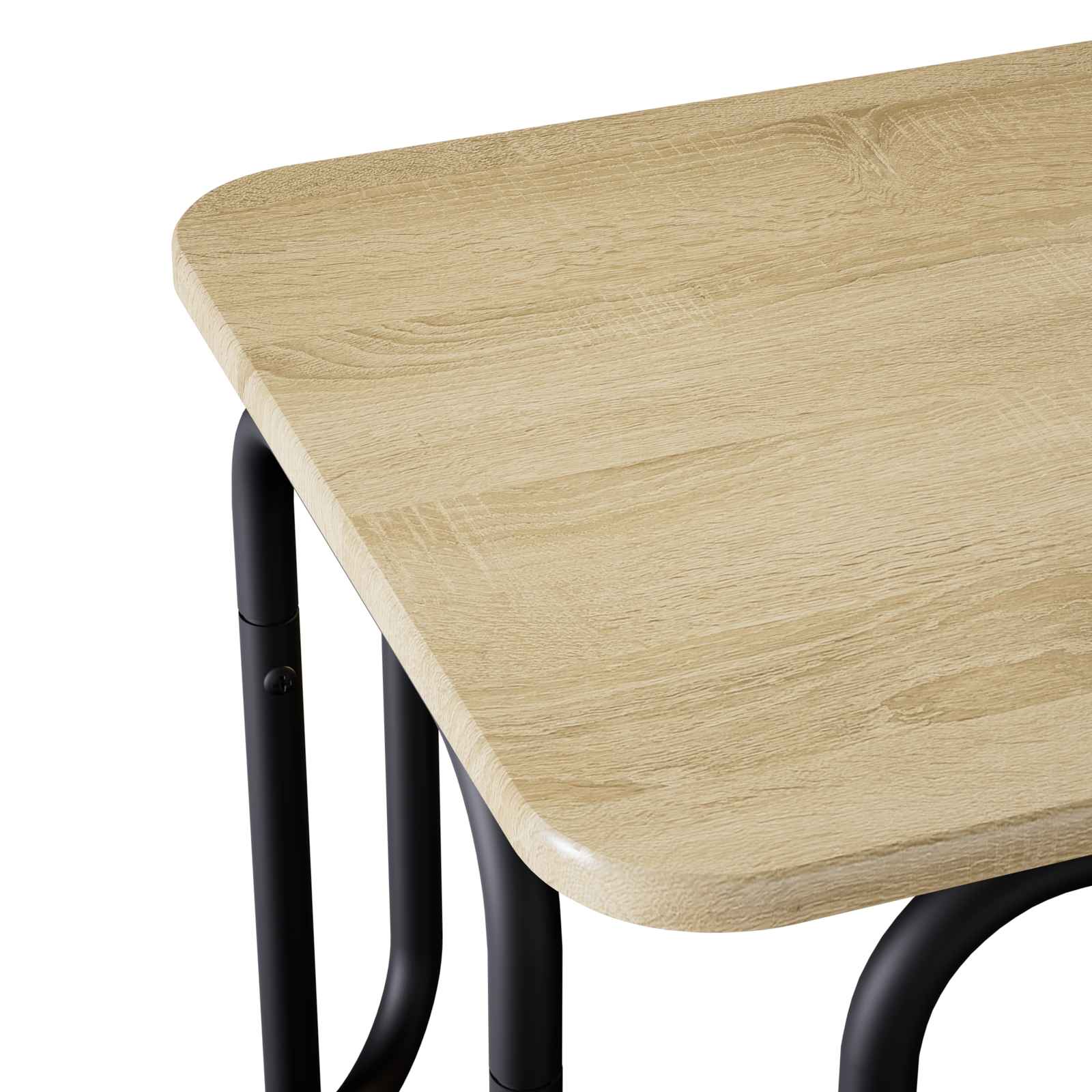 Klubska miza Sonoma hrast 79,5 x 40 x 36 cm Inženirski les - slika 5