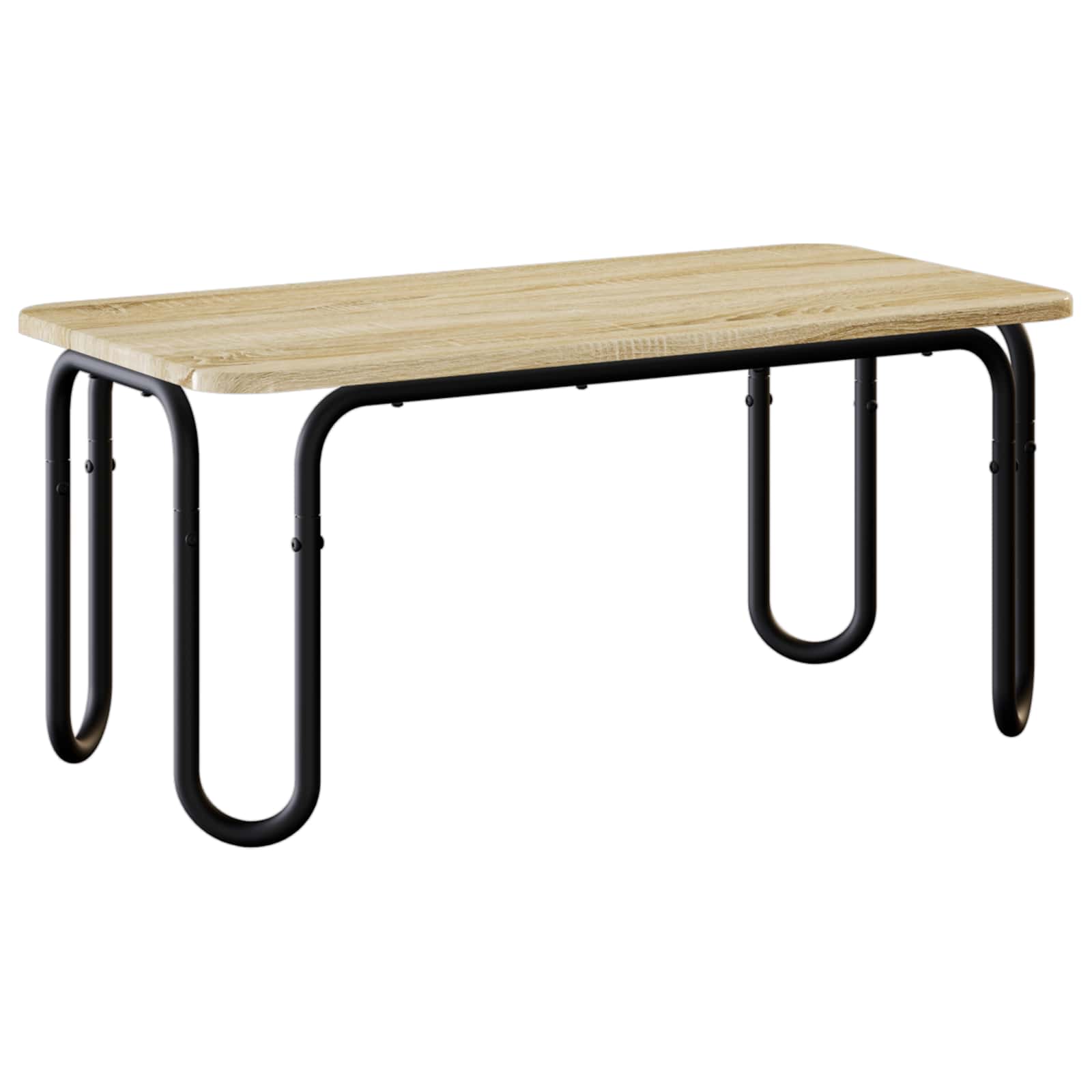 Klubska miza Sonoma hrast 79,5 x 40 x 36 cm Inženirski les - slika 2