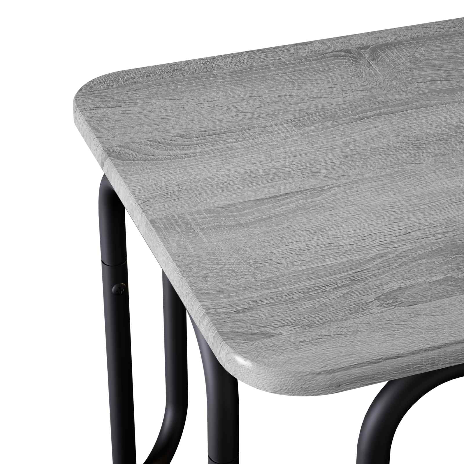 Klubska miza Siva Sonoma 79,5 x 40 x 36 cm Inženirski les - slika 5