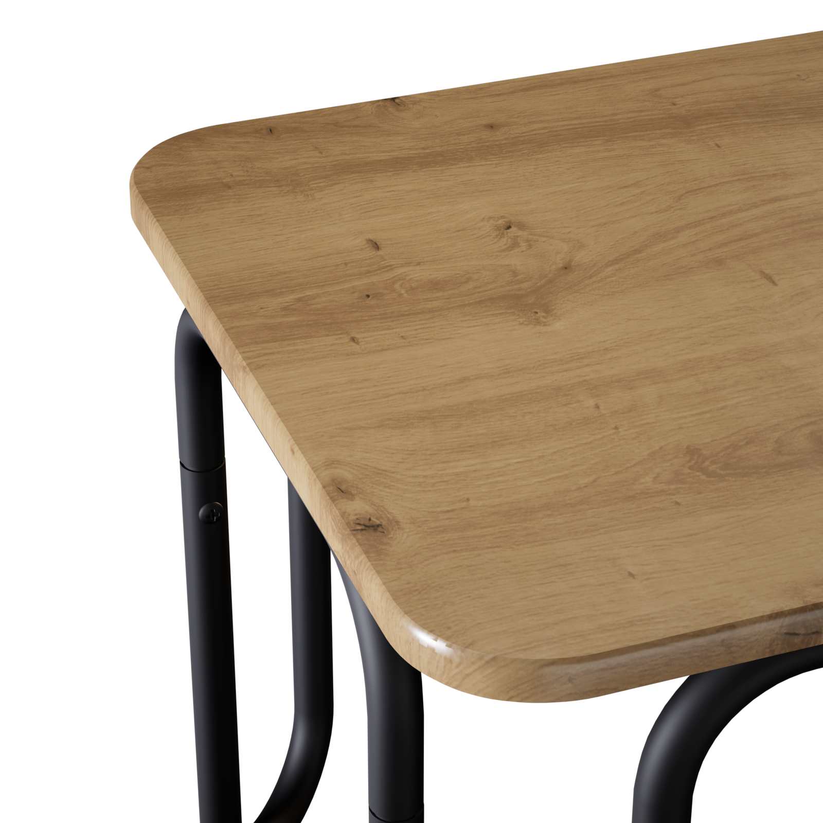 Klubska miza Artisan hrast 79,5 x 40 x 36 cm Inženirski les - slika 5