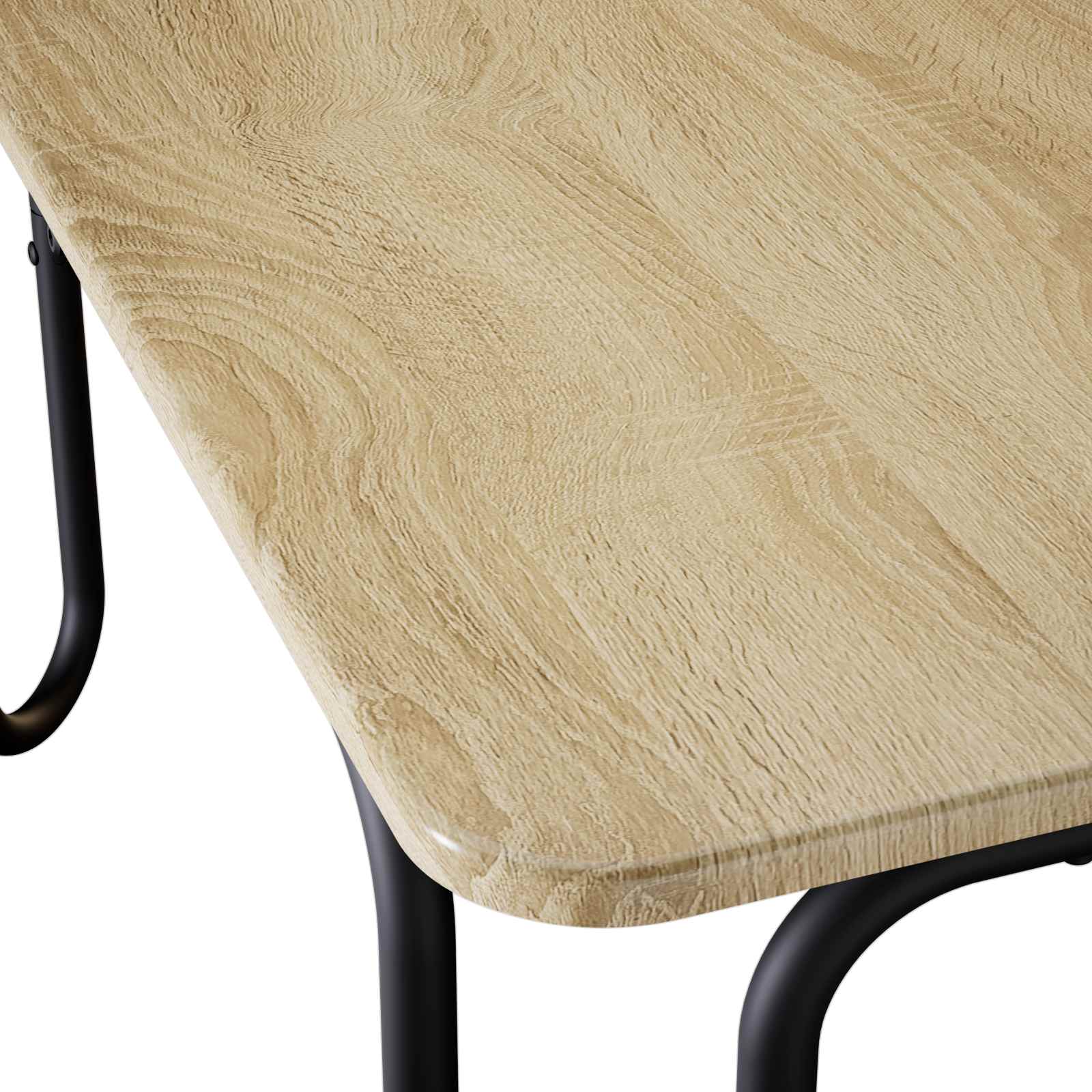 Klubska miza Sonoma hrast 79,5 x 79,5 x 45 cm Inženirski les - slika 6