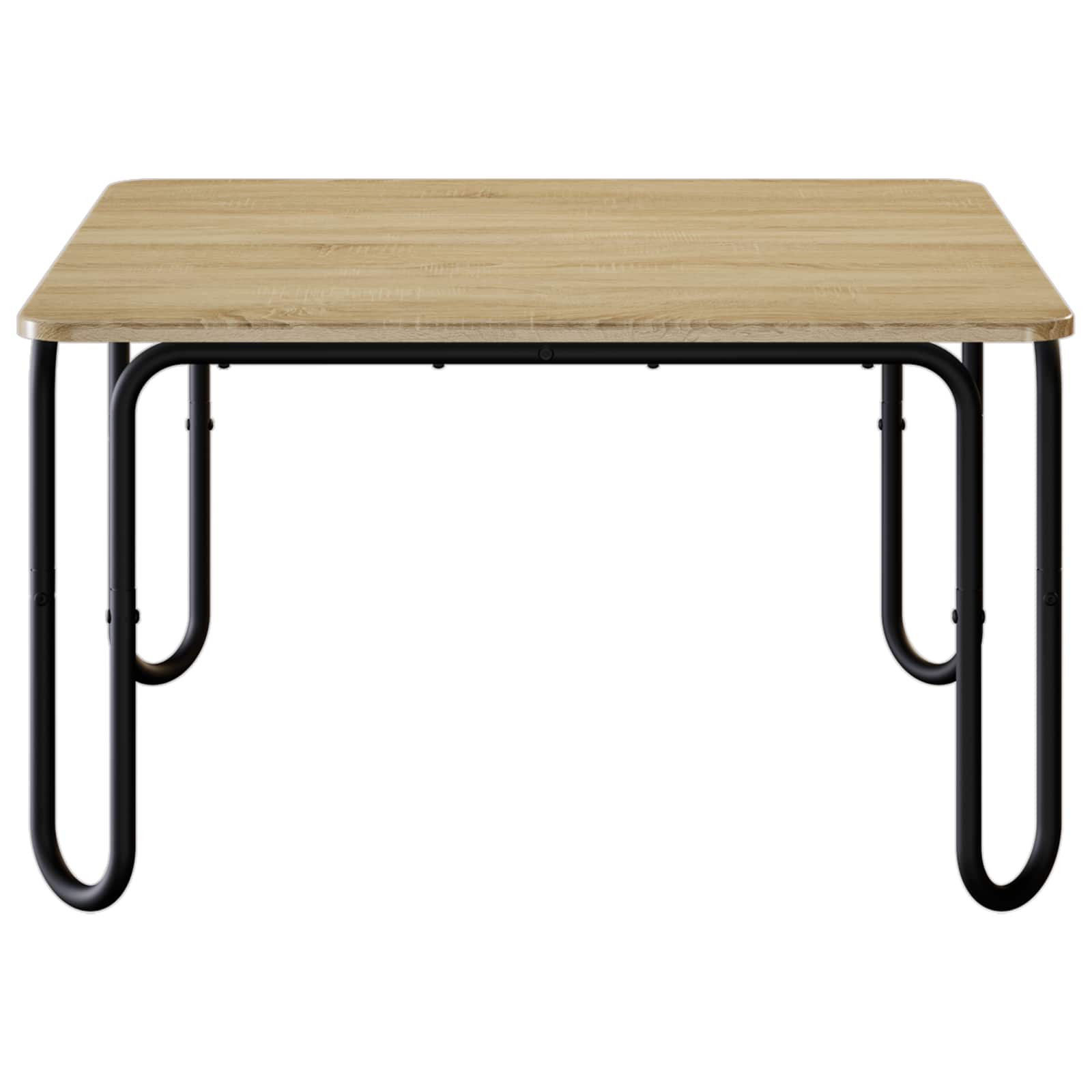 Klubska miza Sonoma hrast 79,5 x 79,5 x 45 cm Inženirski les - slika 4