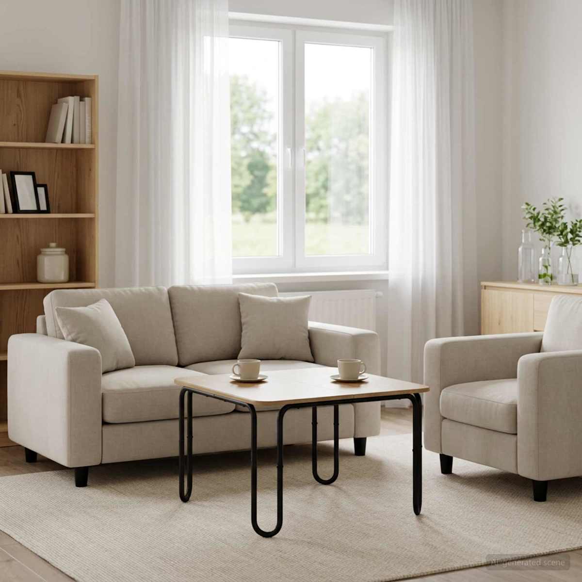 Sofabord Konstrueret træ