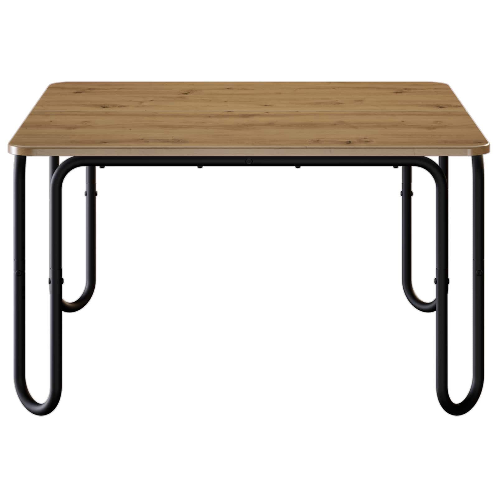 Klubska miza Artisan hrast 100 x 100 x 45 cm Inženirski les - slika 4