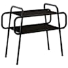 vidaXL Kohvilaud Must tamm 60 x 30 x 51 cm Tehispuit