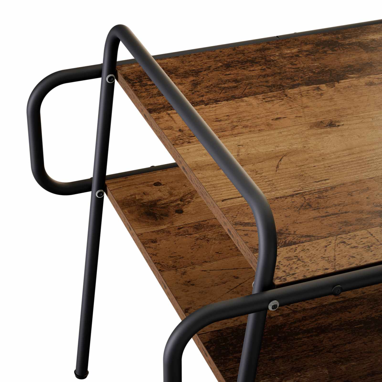 vidaXL Salontafel Oud hout 60 x 30 x 51 cm Bewerkt hout