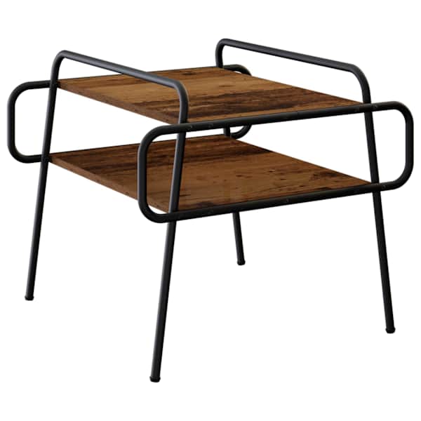 vidaXL Kohvilaud Vana puit 60 x 60 x 51 cm Tehispuit