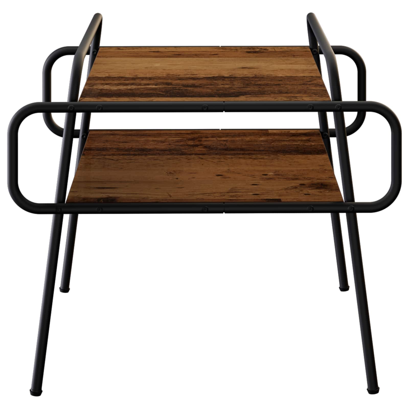 vidaXL Salontafel Oud hout 60 x 60 x 51 cm Bewerkt hout