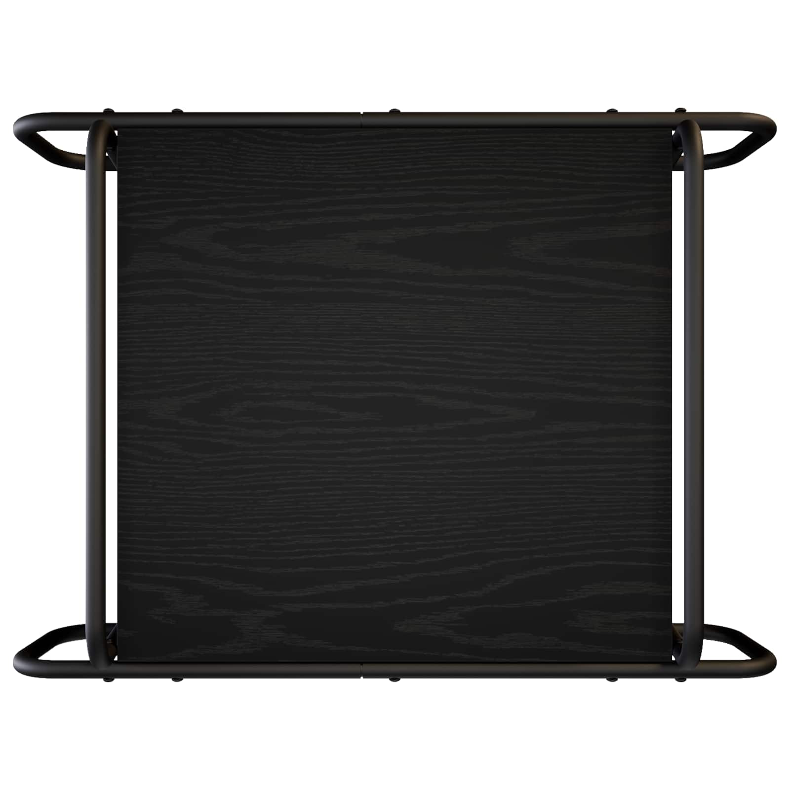 Klubska miza Črni hrast 70 x 50 x 51 cm Inženirski les - slika 5