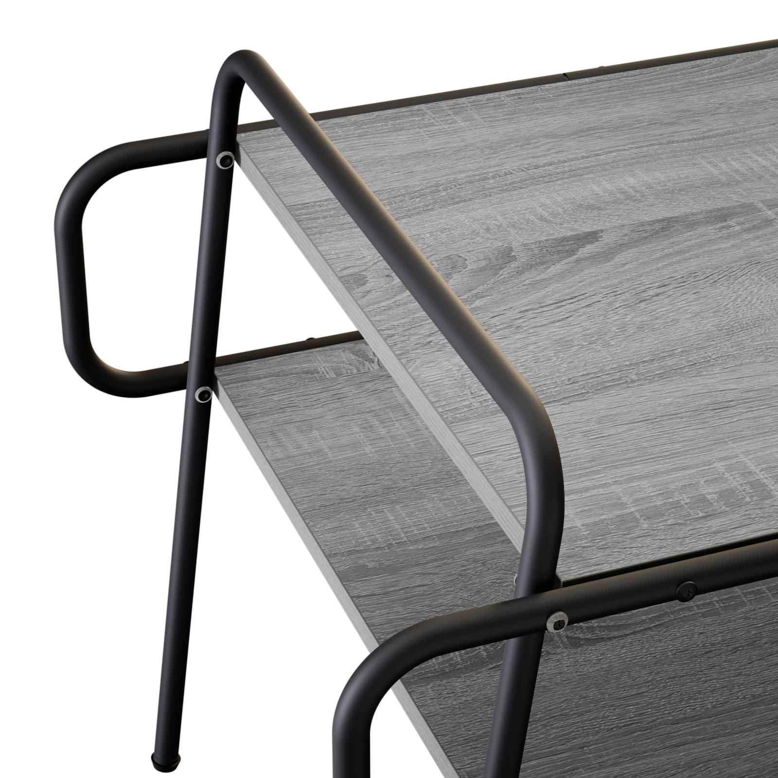 Klubska miza Siva Sonoma 70 x 50 x 51 cm Inženirski les - slika 6