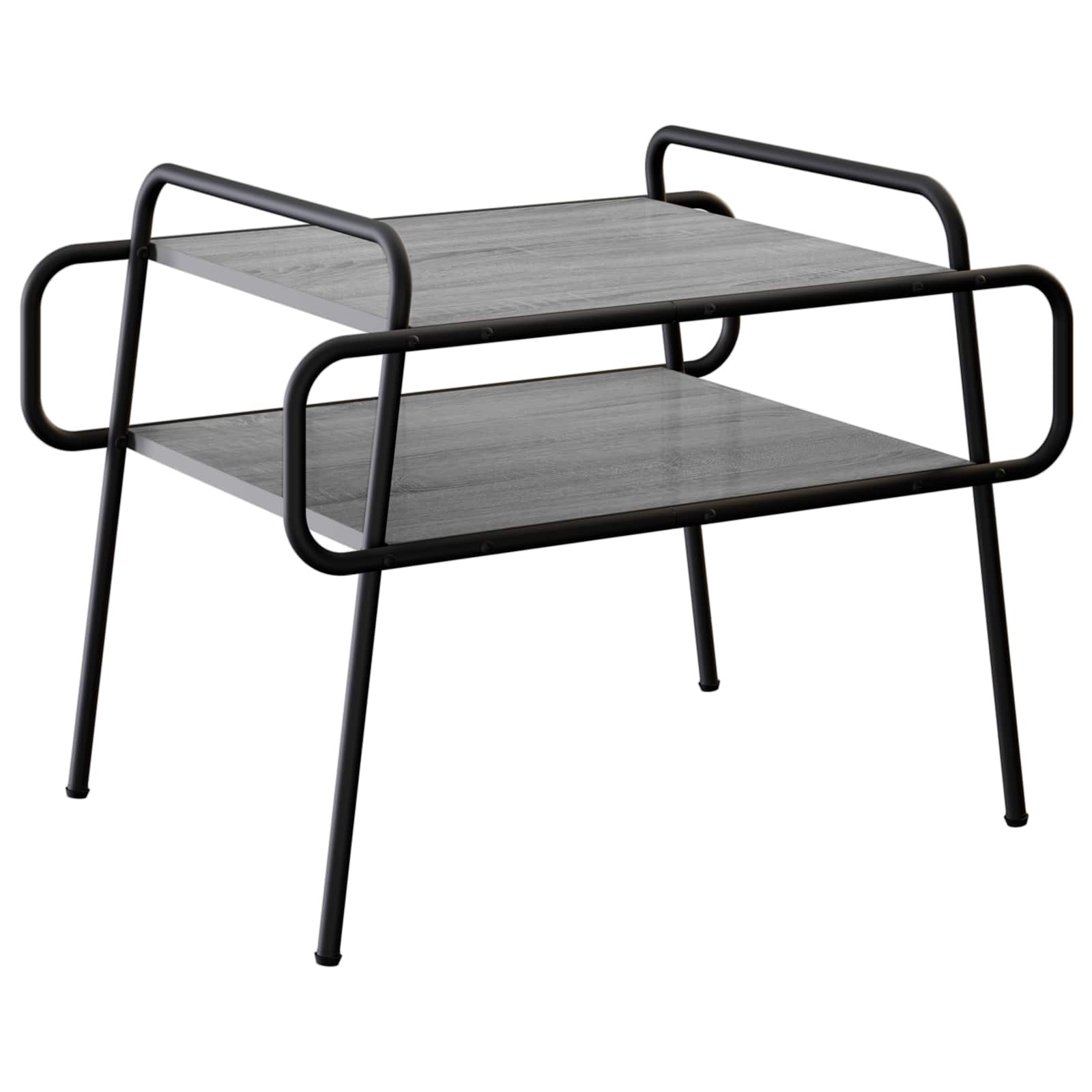 Klubska miza Siva Sonoma 70 x 50 x 51 cm Inženirski les - slika 2