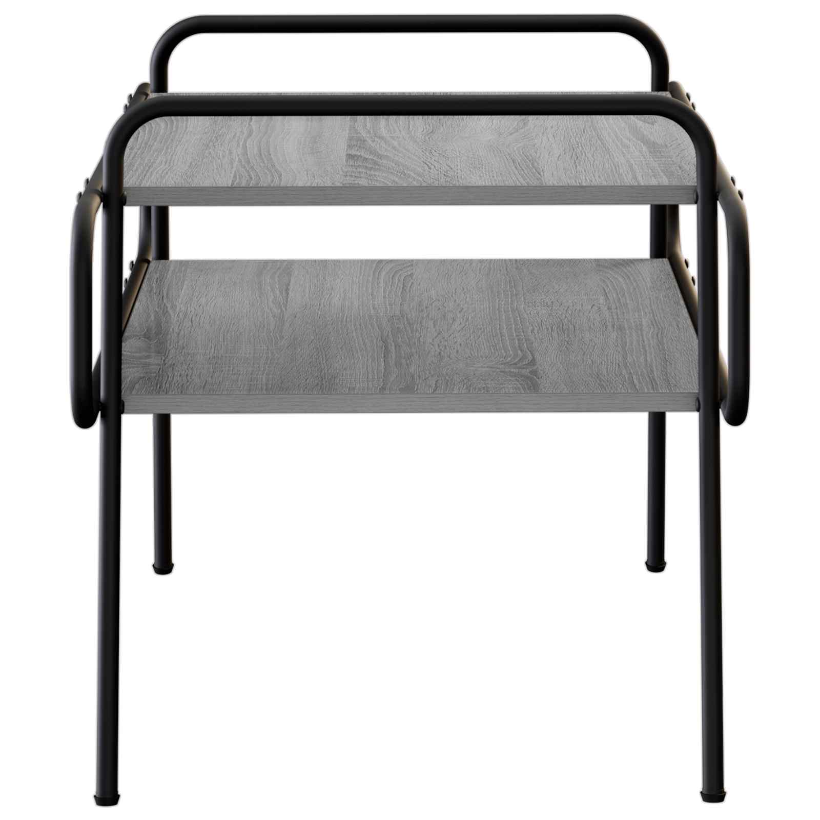 Klubska miza Siva Sonoma 70 x 50 x 51 cm Inženirski les - slika 4
