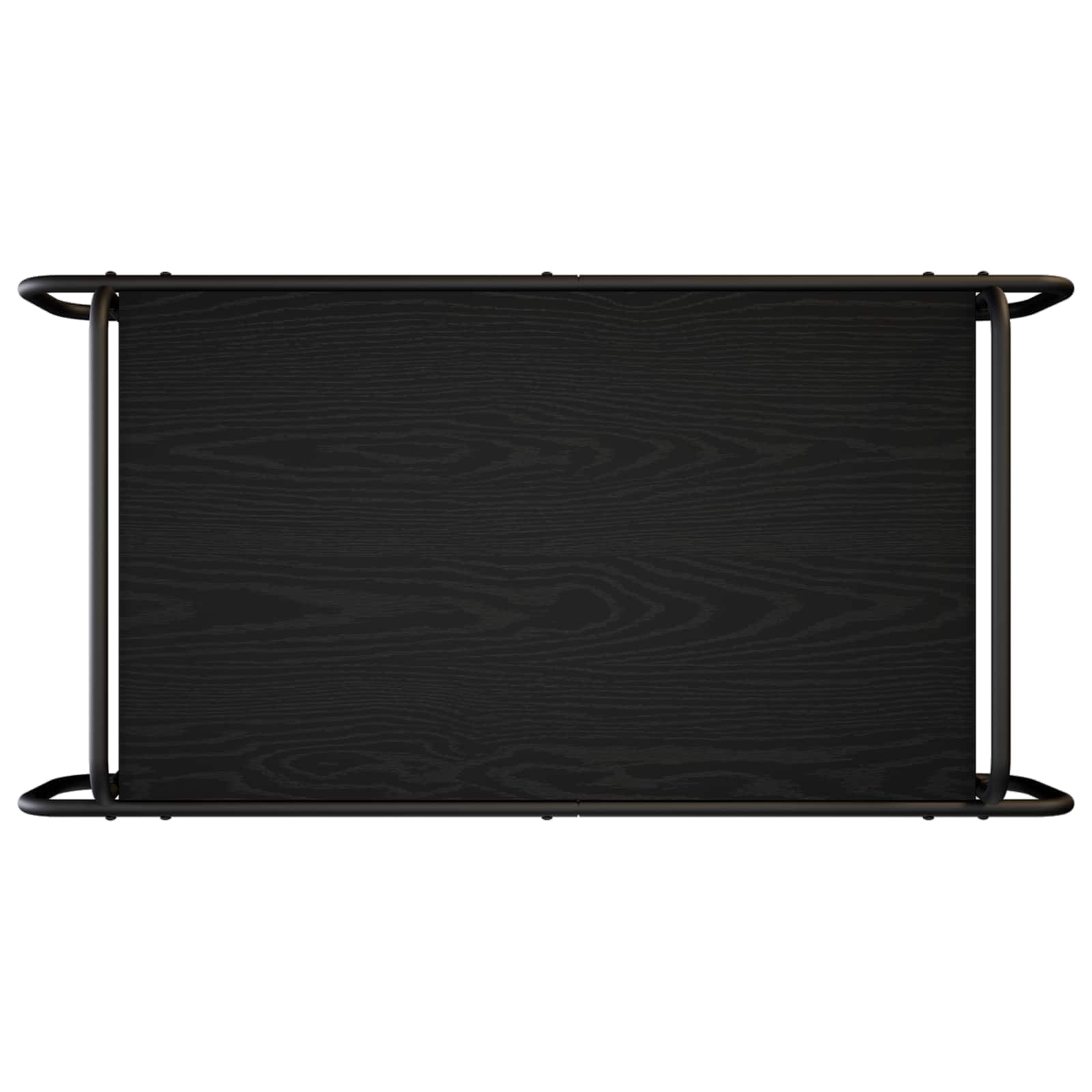 Klubska miza Črni hrast 100 x 50 x 51 cm Inženirski les - slika 5