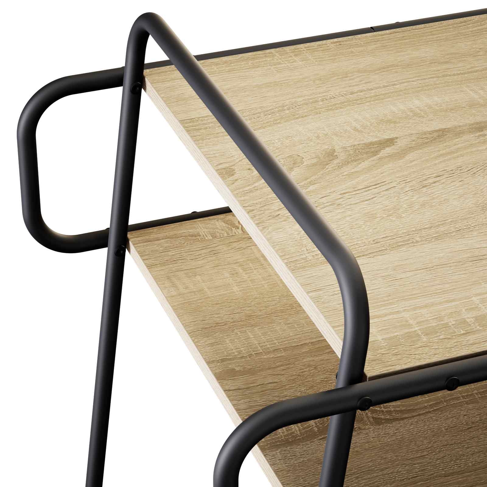 Klubska miza Sonoma hrast 100 x 50 x 51 cm Inženirski les - slika 6