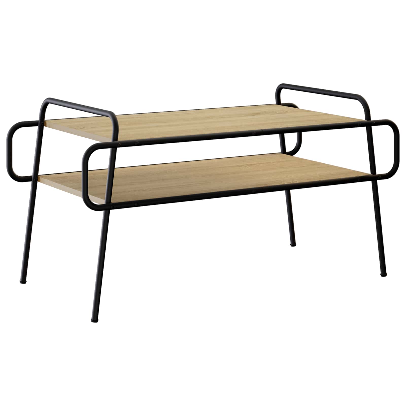 Klubska miza Sonoma hrast 100 x 50 x 51 cm Inženirski les - slika 2