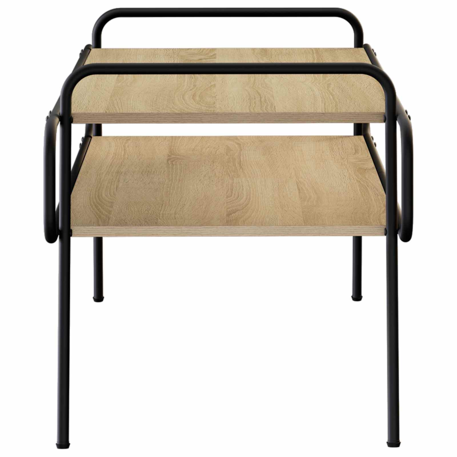 Klubska miza Sonoma hrast 100 x 50 x 51 cm Inženirski les - slika 4